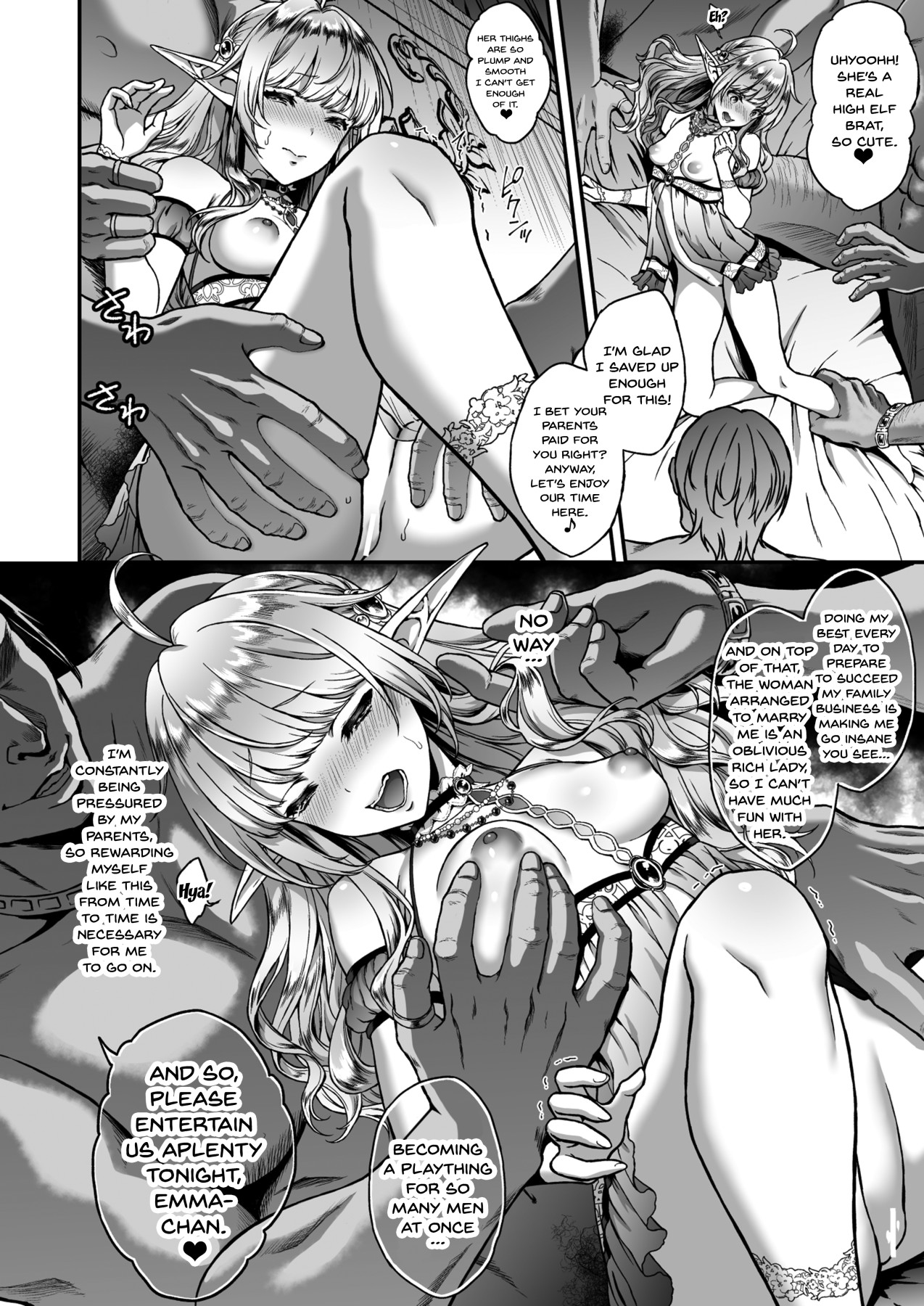 Hentai Manga Comic-Twilight's Prostitute Elf 4-Read-10